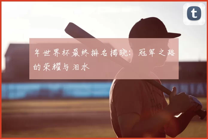 年世界杯最终排名揭晓:冠军之路的荣耀与泪水